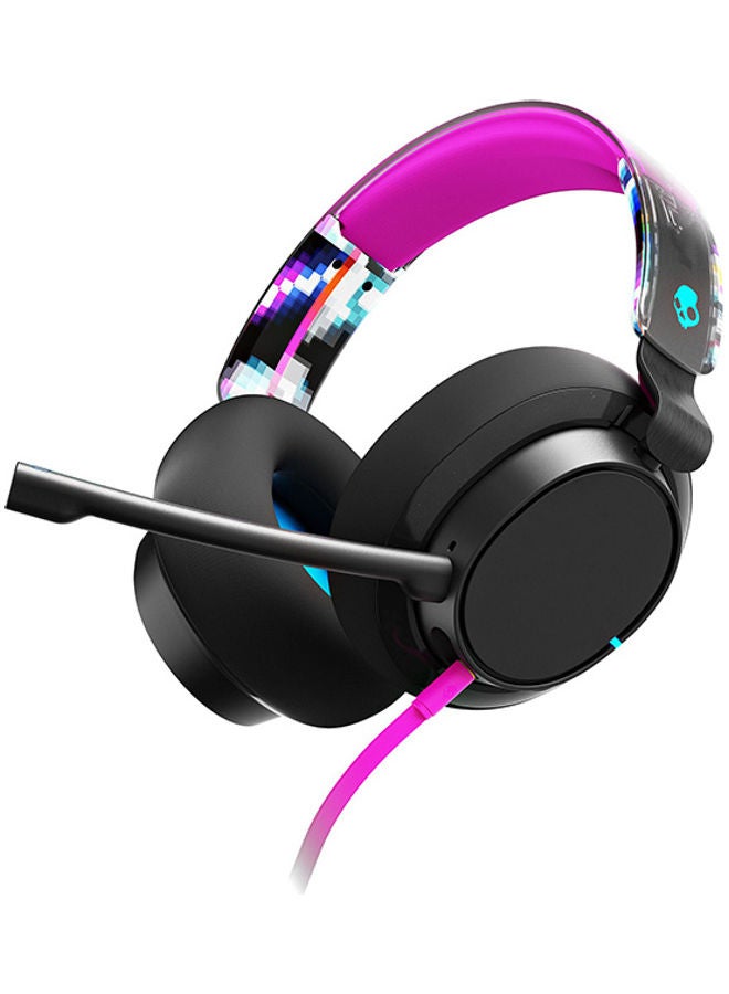 Skullcandy SLYR Pro Wired Over-Ear Gaming Headset for PC, PlayStation, PS4, PS5, Xbox - Black/Multicolour Digi-Hype - Image 1