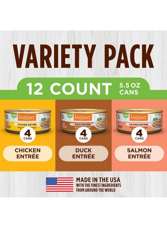 غريزة طعام القطط الرطب المتنوع من Instinct Flaked - 5.5 أونصة، عبوة من 12 قطعة - Image 4