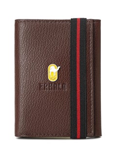 رحالة Rahala Premium Men's Leather Trifold Wallet (Brown) - No:RA101  - Image 1