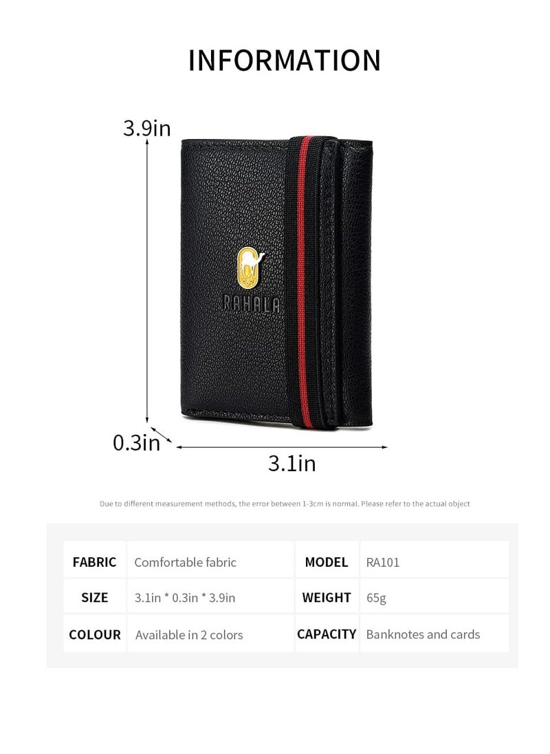 RAHALA Rahala Premium Men's Leather Trifold Wallet (Brown) - No:RA101  - Image 3