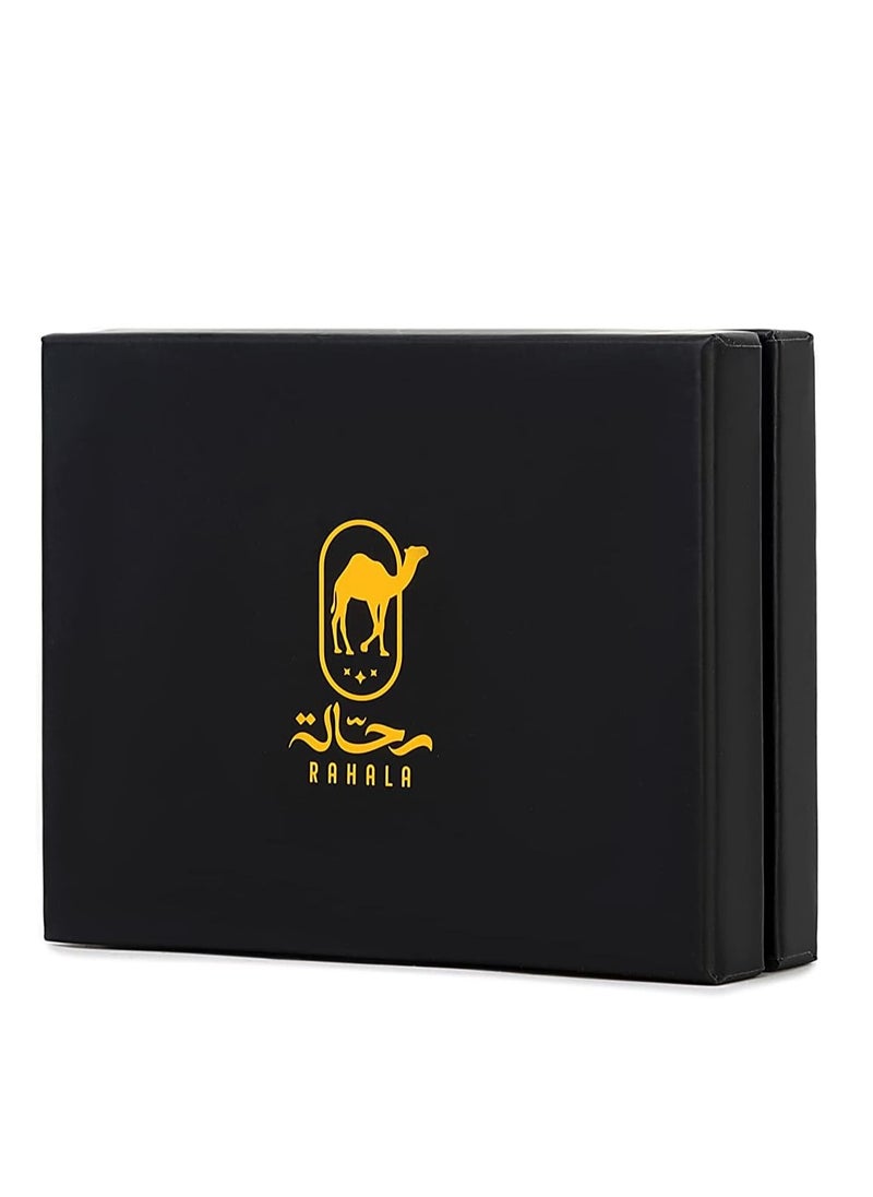 RAHALA Rahala Premium Men's Leather Trifold Wallet (Brown) - No:RA101  - Image 4