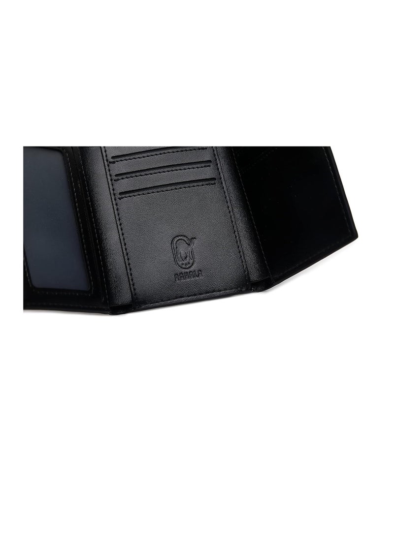 RAHALA Rahala Premium Men's Leather Trifold Wallet (Brown) - No:RA101  - Image 5