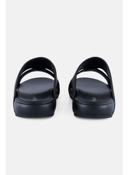 Algspar Men 2 Strap Slip On Arabic Sandals, Black  - Image 2
