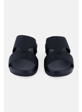 Algspar Men 2 Strap Slip On Arabic Sandals, Black  - Image 4