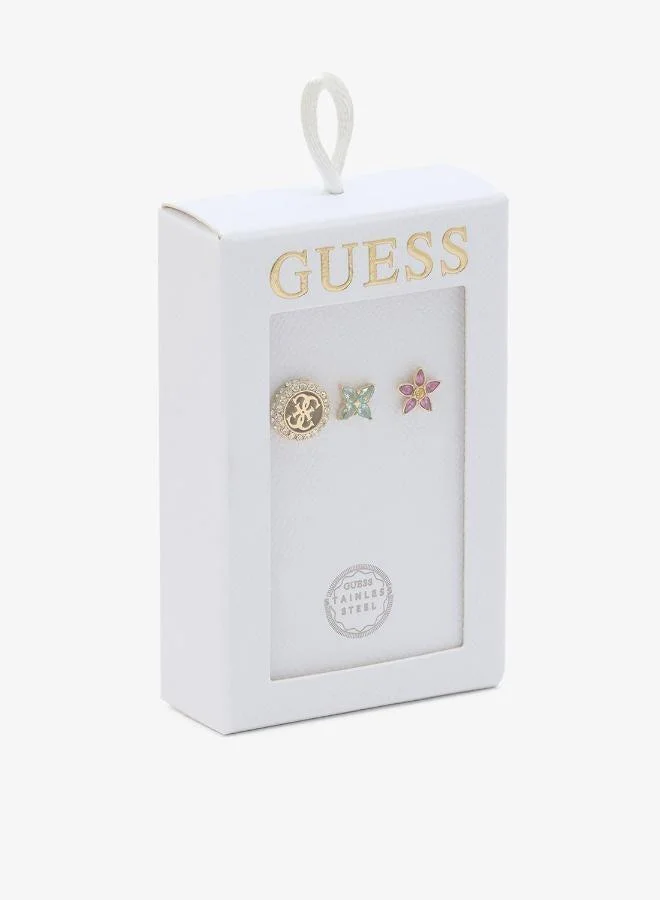 GUESS  4G Crystal Stud Earring Set for Women | Best Price UAE