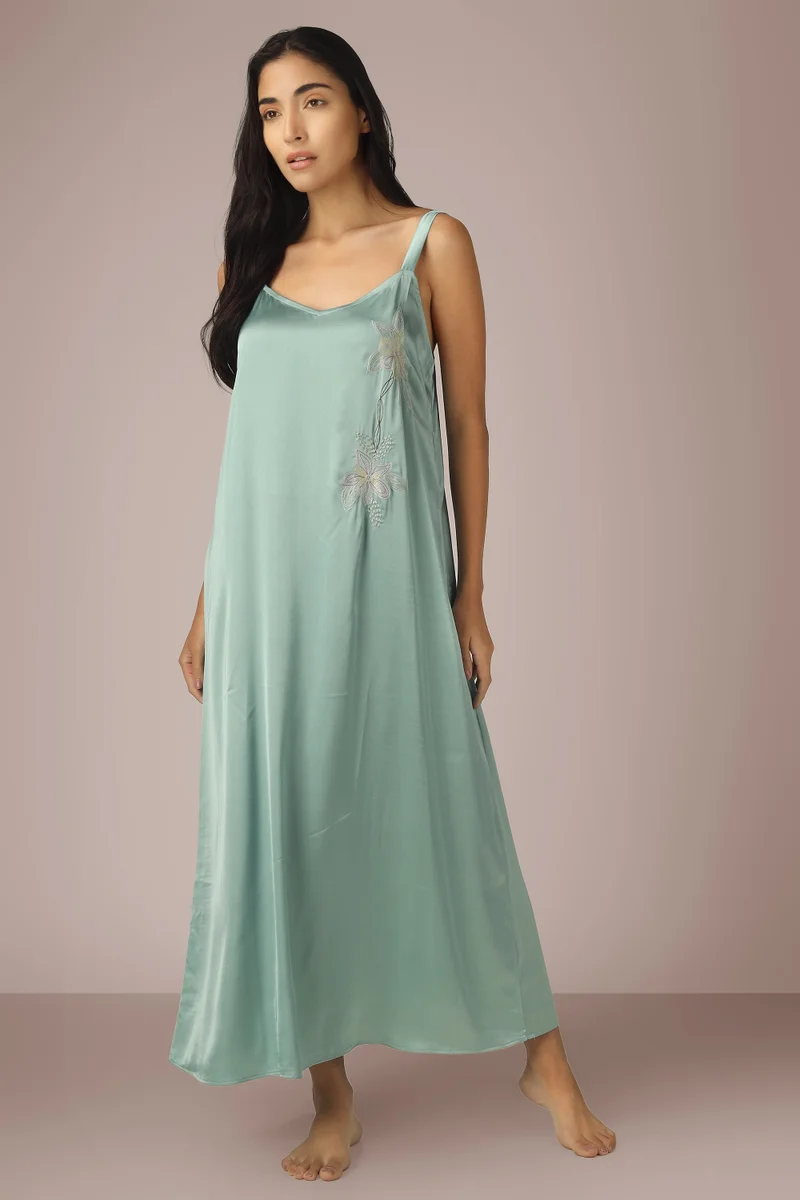 After Dark Gen, Embroidered Dress and Chiffon Gown