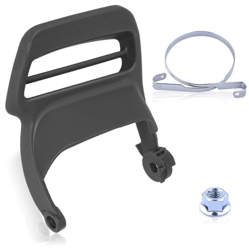 Hyceker 450 Chain Brake Handle Band Kit for Husqvarna 445 445E 450 Rancher Jonsered CS2245 CS2250 Chainsaws Husky 445 450 Brake Handle Hand Guard Lever Safety Front Handle Parts 505422701 544082601 - Image 1