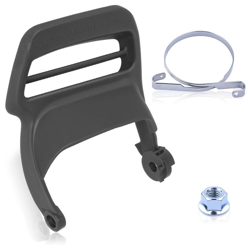 Hyceker 450 Chain Brake Handle Band Kit for Husqvarna 445 445E 450 Rancher Jonsered CS2245 CS2250 Chainsaws Husky 445 450 Brake Handle Hand Guard Lever Safety Front Handle Parts 505422701 544082601 - Image 2