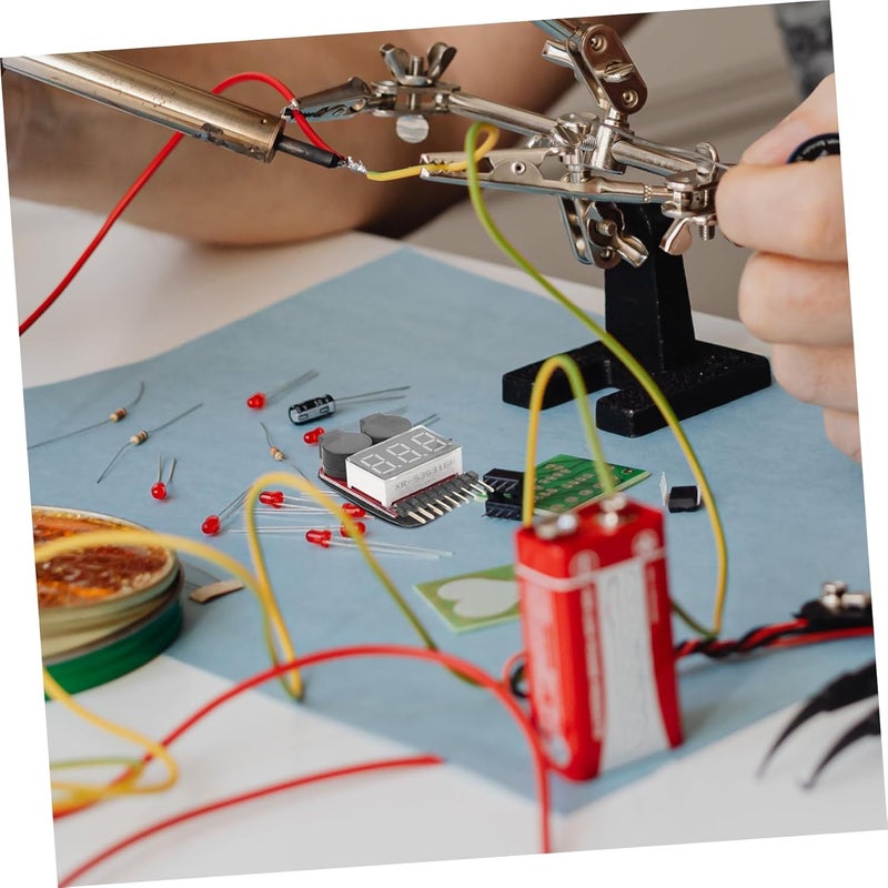 2Pcs Lipo Battery Voltage Tester Monitor Alarm Portable Compact Design for Easy Storage - Image 5