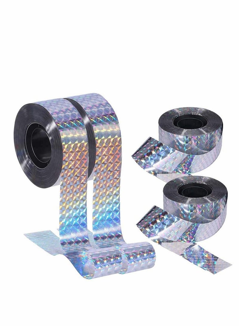 Excefore Bird Repellent Deterrent Reflective Scare Tape, Double Sided Bird Repellent Tape for Home, Garden and Farm, 80m x 2.4cm - Image 1