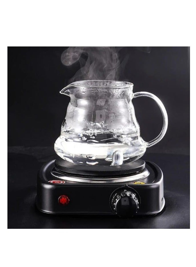 Liying Clear Glass Range Coffee Server (300ML) Carafe with Lid for Pour Over Tea & Coffee Maker, Heat Resistant Glass…  - Image 5