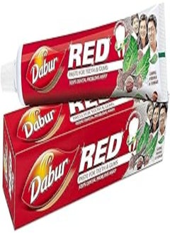 Dabur DABUR Herbal 100% Ayurvedic Natural Toothpaste Red for Teeth & Gums (100G) 