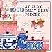 eeBoo 1000 Piece Puzzle Pink Kitchen Jigsaw Puzzle for Adults Square 23 x 23 Made with Recycled Board VegetableBased Ink - Image 4