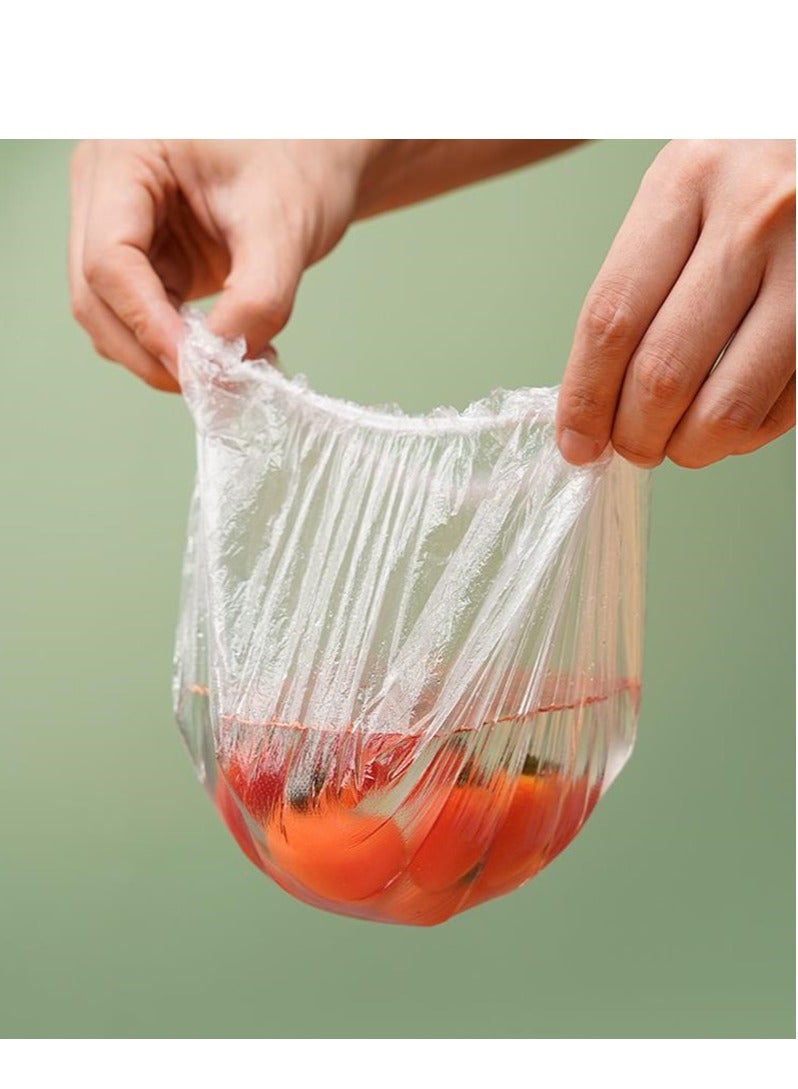 Golden Disposable Cling Film Elastic Wraps for Food Storage 300 Pieces - Image 4