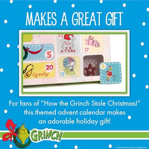 Dr. Seuss for Pets How The Grinch Stole Christmas Treat Advent Calendar, 24 Surprise Dog Treats, Holiday Themed, Stocking Stuffer - Image 4
