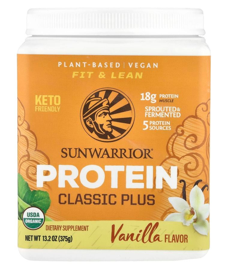 Sunwarrior Classic Plus Protein Vanilla 13.2 oz (375 g)