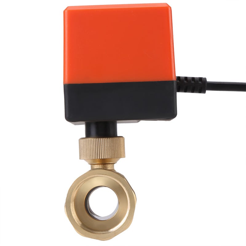 Electric Ball Valve DN25 Brass 2 Way 3-Wire 90 Degree Rotation - Energy Saving Long Life Design for Water Systems - Image 4
