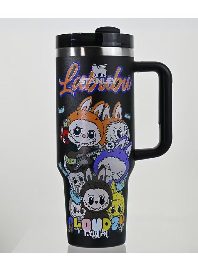 Stanley Labubu Stainless steel vacuum insulated cup ,40oz Insulated Travel Cup, Exclusive Collectible Design