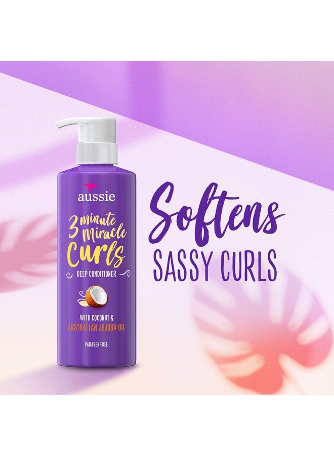 Aussie 3 Minute Miracle Curls Conditioner Pump Citrus 16 Fl Oz - Image 4