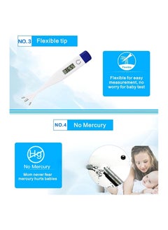Excefore Digital Body Thermometer Oral Reliable and Highly Accurate Best Choice for All Ages Adults Kids Babies and Seniors Ideal for Family and Home Care (Blue) Brand:  - Image 5