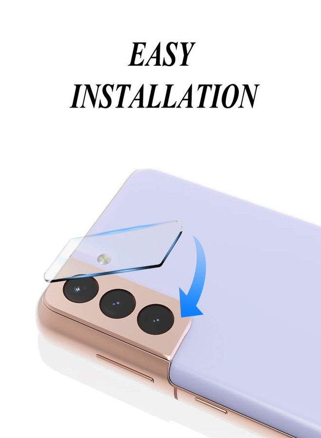 CloudValley 4 Pack for Samsung Galaxy S21 Camera Lens Protector, Clear Tempered Glass Back Camera Lens Cover, Anti-Scratch Camera Protectors[Transparent] - Image 3