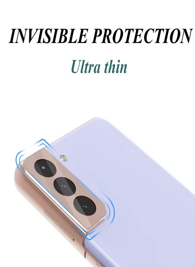 CloudValley 4 Pack for Samsung Galaxy S21 Camera Lens Protector, Clear Tempered Glass Back Camera Lens Cover, Anti-Scratch Camera Protectors[Transparent] - Image 4