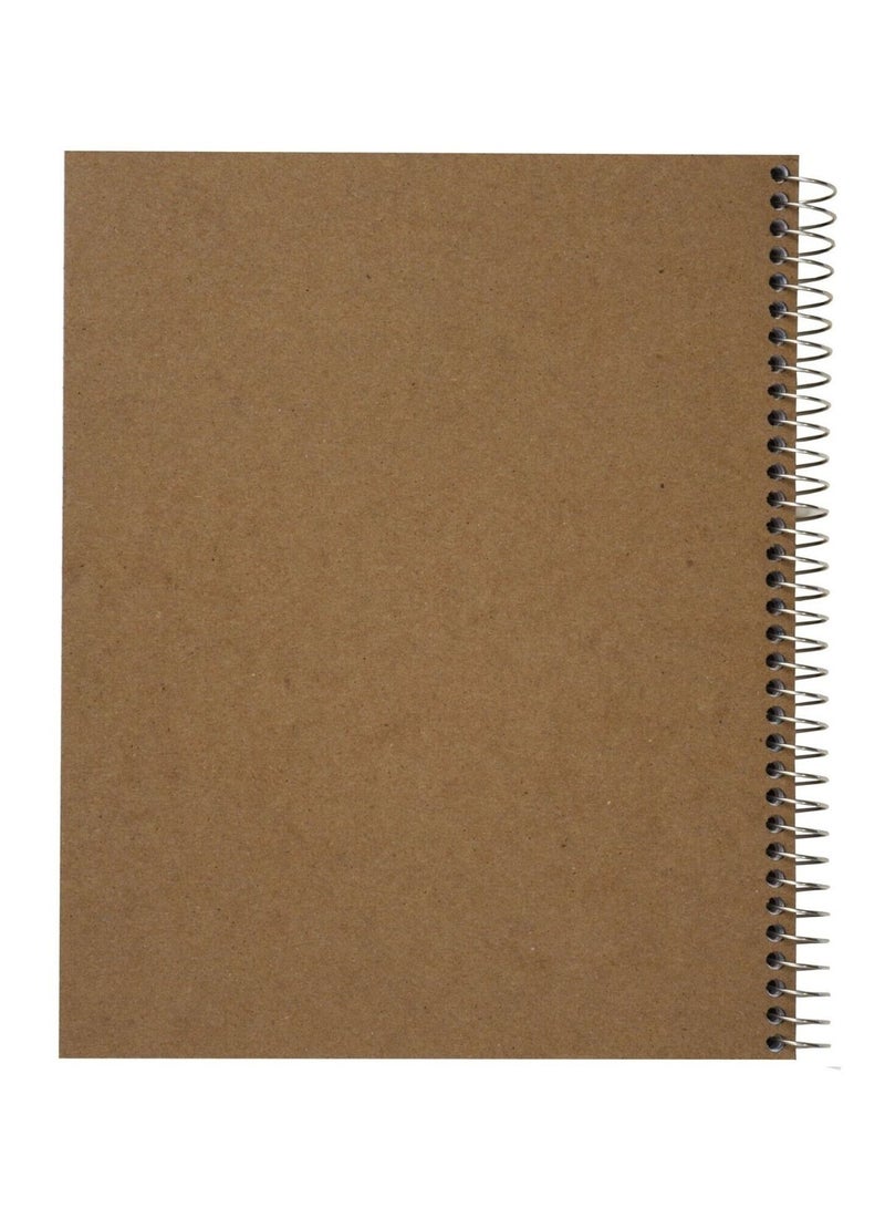Exceed 1-Subject Single Line Spiral Notebook Black Cover - Image 3