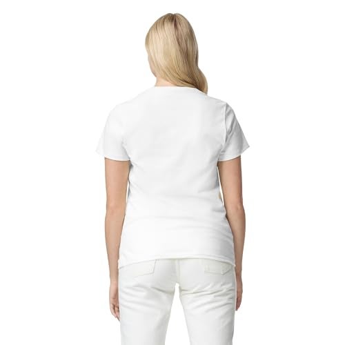 Gildan Women's Heavy Cotton T-Shirt, Style G5000L, 2-Pack, White, X-Large - Image 4