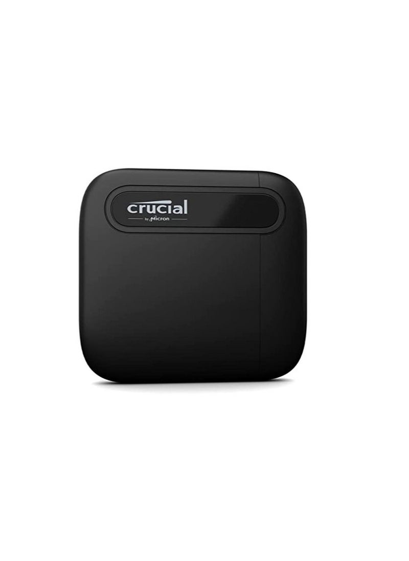 crucial - Crucial X6 500GB Portable Ssd – Up To 540Mb/S – Usb 3.2 – External Solid State Drive, Usb-C - Image 1