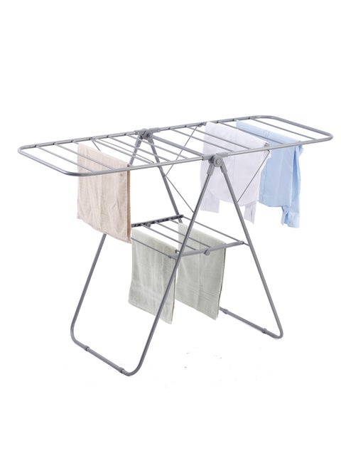 Clothes Drying Rack Stand Stainless Steel Heavy Duty Clothes Dryer Stand Space Saving, Portable & Foldable Rack Ideal For Small Areas