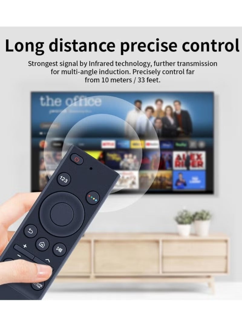 Zedtron Replacement Samsung Smart TV Remote, Universal Replacement TV Remote Control for Samsung BN59-01358A BN59-01358B BN59-01358C BN59-01388B BN59-01388C, Compatible with All Samsung Smart NEO QLED LED TVs with Netflix, Prime Video & Samsung TV Plus Key Buttons - Image 2