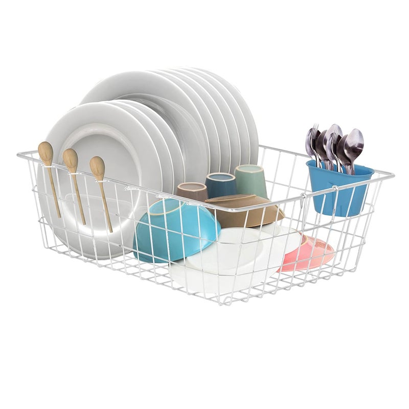 Cutting EDGE Stainless Steel Heavy Duty Dish Drainer Pro Basket Small 51 x 41 x 198 CM for Kitchen Utensils SS Bartan Plate Drying Rack Stand - Image 2