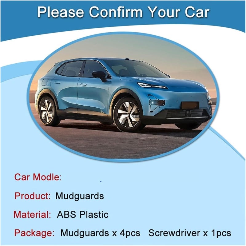 Car Fenders Compatible with Deepal S05 2024 2025 2026 Mudguards Splash Guards Wheels Protection Protector MudFlaps Mudguard Auto Accessories - Image 3