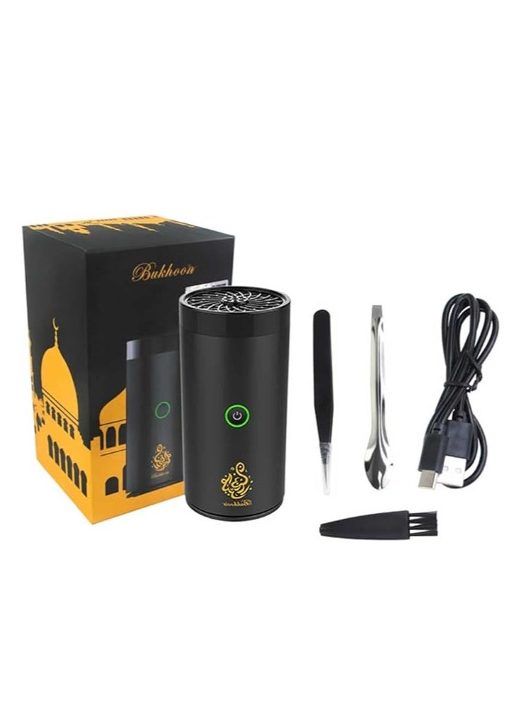 Prime by javaudan Mini Electric Bakhoor Burner Portable USB Type C Rechargeable Incense Burner for Aromatherapy & Home Fragrance  - Image 1