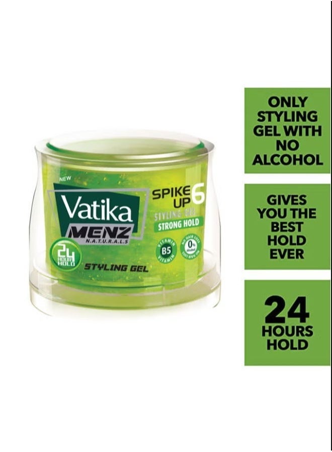 Vatica Vatika Naturals Menz Styling Hair Gel |Strong Hold & High Shine | Easy to Style 250.0ml - Image 3