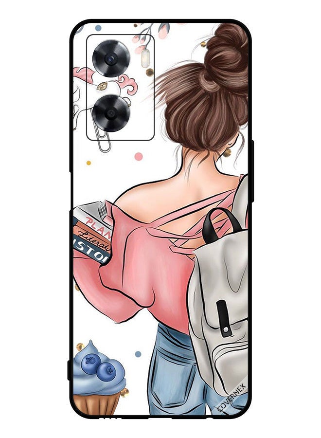 Covernex Protective Case Cover For Oppo A57s Books In Girl Hand Art - Image 1