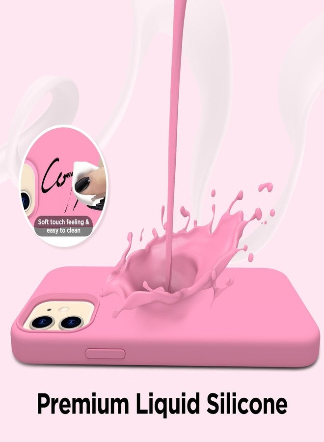 جراب COFFKER لهاتف iPhone 12 و iPhone 12 Pro، [واقي عدسة الكاميرا + واقي الشاشة]، جراب سيليكون ناعم مقاوم للصدمات ببطانة من الألياف الدقيقة، تصميم نحيف، مقاس 6.1 بوصة، بطانة من الألياف الدقيقة الناعمة، سيليكون ناعم - Image 3