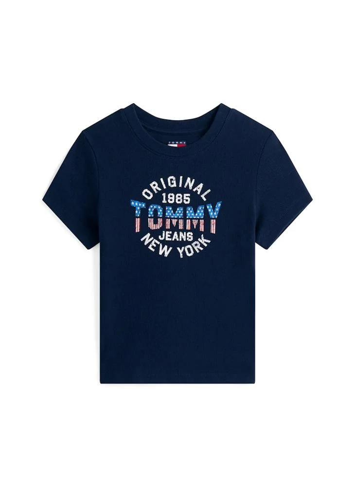 TOMMY JEANS Graphic Crew Neck T-Shirt