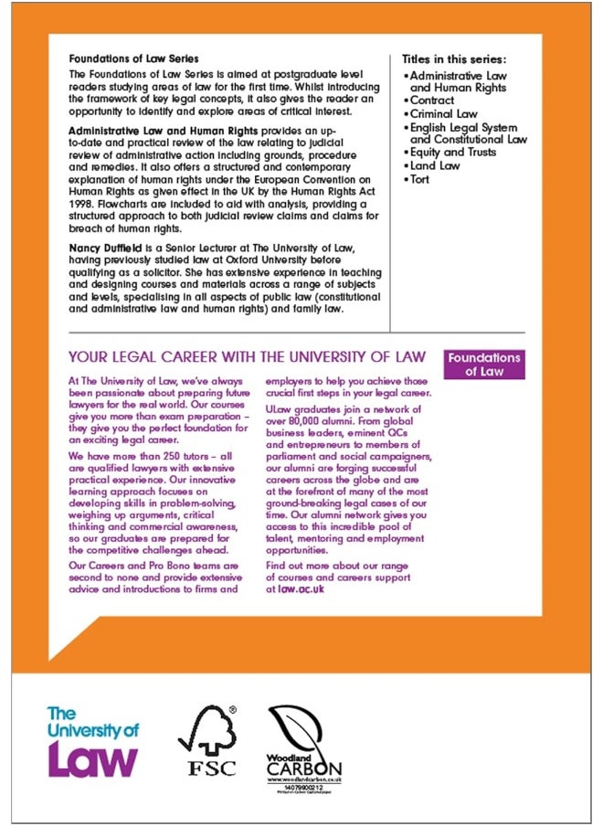 Foundations of Law - Administrative Law and Human Rights  - Image 2