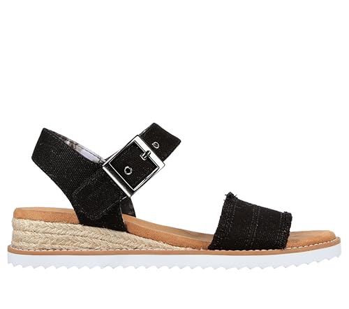 SKECHERS سكيتشرز صندل دزرت كيس-أدوب برنسس للسيدات، أسود، 8 - Image 3