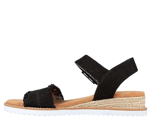 SKECHERS سكيتشرز صندل دزرت كيس-أدوب برنسس للسيدات، أسود، 8 - Image 2