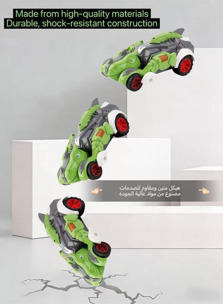 Crash Transforming Dinosaur Inertia Car, Battery Free Durable Anti-fall Kids Toy For Boys Girls 3+ - Image 5