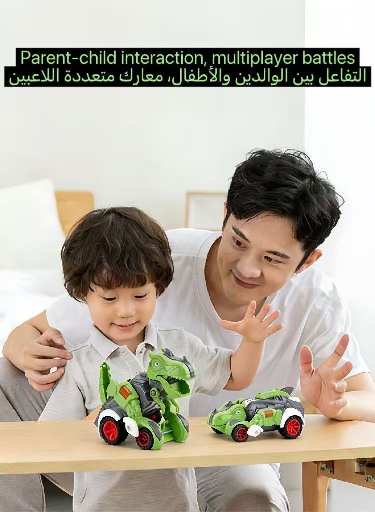 Crash Transforming Dinosaur Inertia Car, Battery Free Durable Anti-fall Kids Toy For Boys Girls 3+ - Image 4