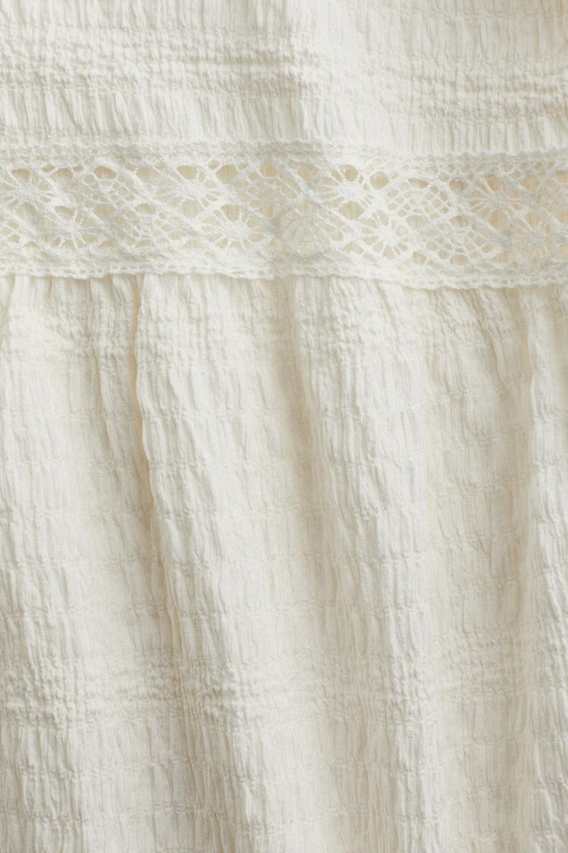 H&M Textured jersey top