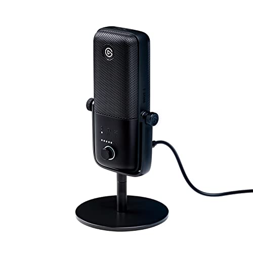 elgato ميكروفون إلكاتو ويف:3 الاحترافي USB أحادي الاتجاه وحل الخلط الرقمي، تقنية مضادة للتشويش، كتم صوت سعوي، للبث والبودكاست، (10MAB9901، أسود) - Image 1