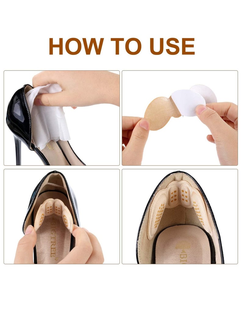 Toe Filler Inserts Adjustable Shoe Filler Heel Grip Liner Insert for Improving Shoe Fit Heel Protection Prevent Blister Unisex 6 Pairs - Image 2