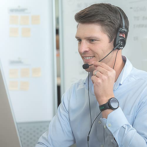 Koss Porta Pro Double-Sided Communication Headset with Microphone Electret Flexible Handsfree Design Foldable Design TRRS Plug Wired 3.5 mm Black - Image 5