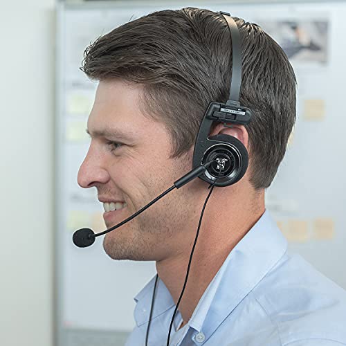 Koss Porta Pro Double-Sided Communication Headset with Microphone Electret Flexible Handsfree Design Foldable Design TRRS Plug Wired 3.5 mm Black - Image 4