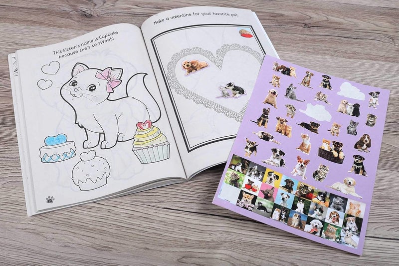 Silver Dolphin Books Puppies and Kittens: Too Cute! Coloring and Activi  - Image 3