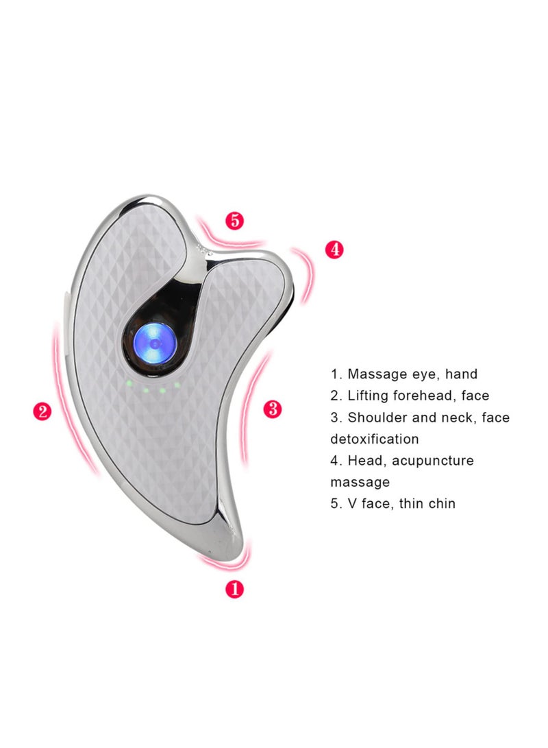 Barakah Gua Sha Tools Face Scraping Massager, Electric Gua Sha Plate, Facial Scraping Plate, Beauty Scraping Instrument for Face Neck Body - Image 3